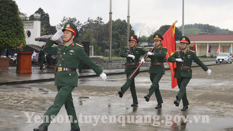 Huyện Yên Sơn sẵn sàng cho lễ ra quân huấn luyện năm 2024
