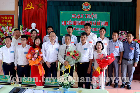 Đại hội đại biểu Hội Nông dân xã Tứ Quận lần thứ VIII, nhiệm kỳ 2023 - 2028 thành công tốt đẹp