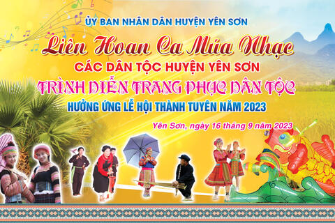 Chuẩn bị Liên hoan ca múa nhạc các dân tộc, trình diễn trang phục dân tộc hưởng ứng Lễ hội Thành Tuyên năm 2023