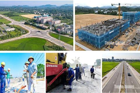 Tiến độ giải ngân vốn đầu tư công tỉnh Tuyên Quang năm 2023 tính đến ngày 18 - 9