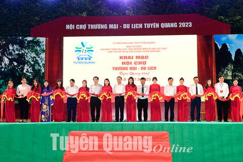 Khai mạc Hội chợ thương mại - du lịch Tuyên Quang năm 2023