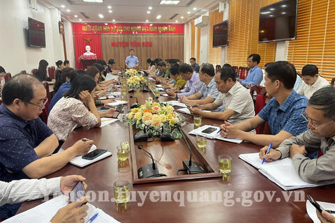 Họp Ban tổ chức Đại hội Đại biểu các dân tộc thiểu số huyện Yên Sơn lần thứ IV năm 2024