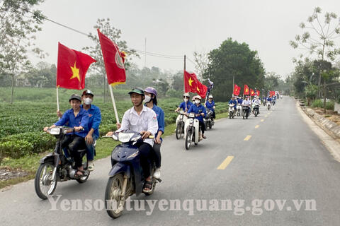 Huyện đoàn Yên Sơn phát động hưởng ứng Ngày Nước thế giới 2023