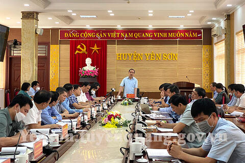 Thường trực Tỉnh ủy kiểm tra thực địa Dự án đường cao tốc Tuyên Quang - Hà Giang