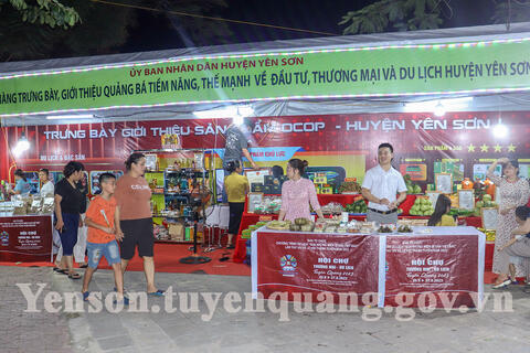 Yên Sơn tham gia Hội chợ Thương mại – Du lịch Tuyên Quang năm 2023