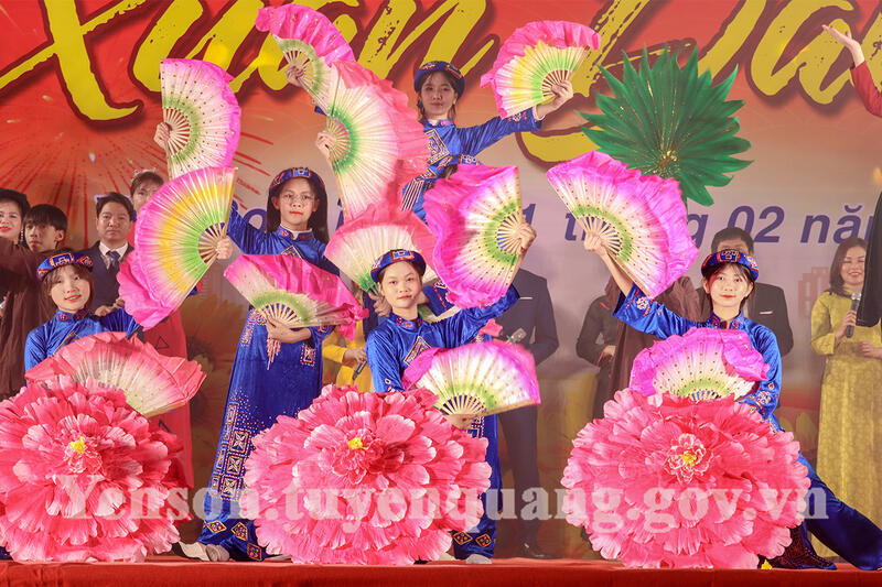 Yên Sơn sôi nổi các hoạt động văn hóa, văn nghệ mừng Đảng, mừng Xuân Giáp Thìn 2024