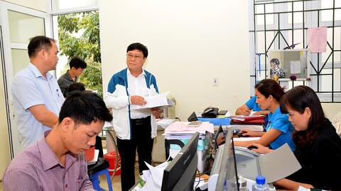 Nắm tình hình triển khai công tác bầu cử tại Yên Sơn